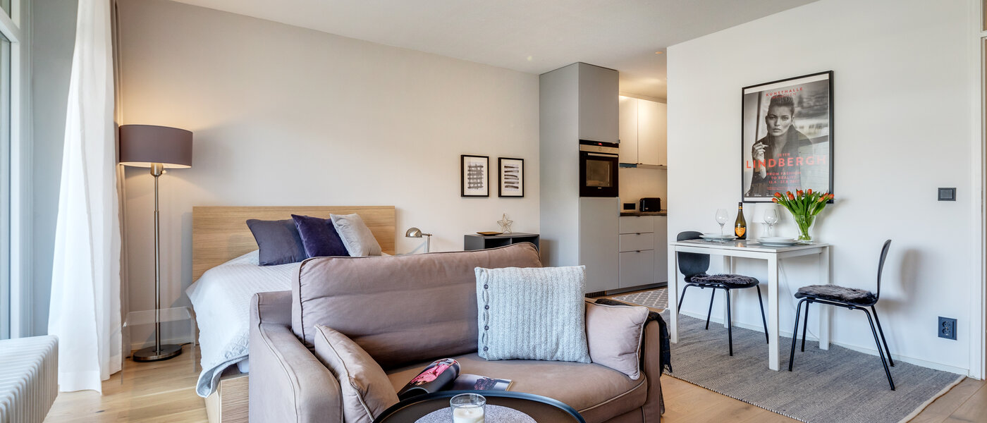 квартира München Obermenzing 02 гостиная 10924