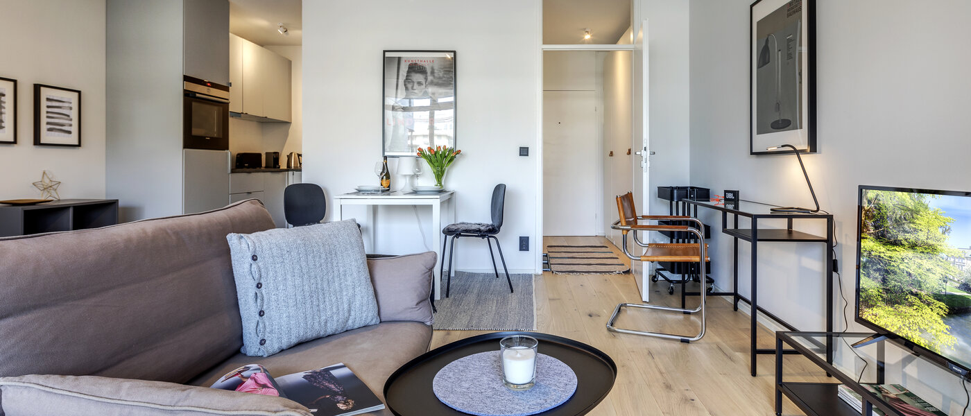 квартира München Obermenzing 03 гостиная 10924