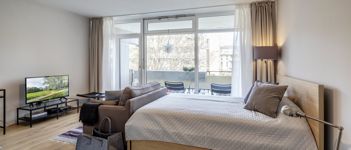 квартира München Obermenzing 05 гостиная 10924