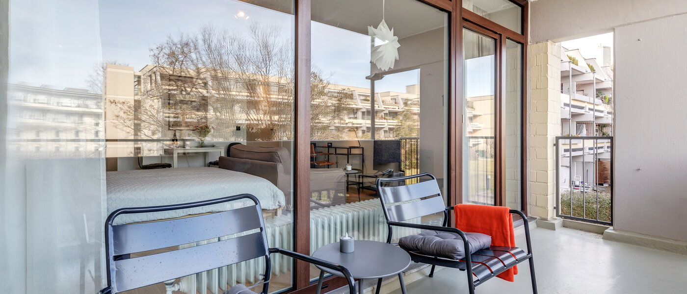 квартира München Obermenzing 03 балкон 10924