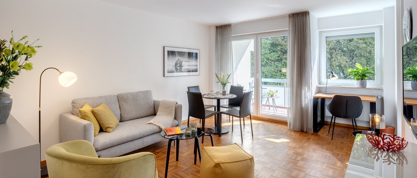 квартира München Westpark 02 жилое пространство 10928