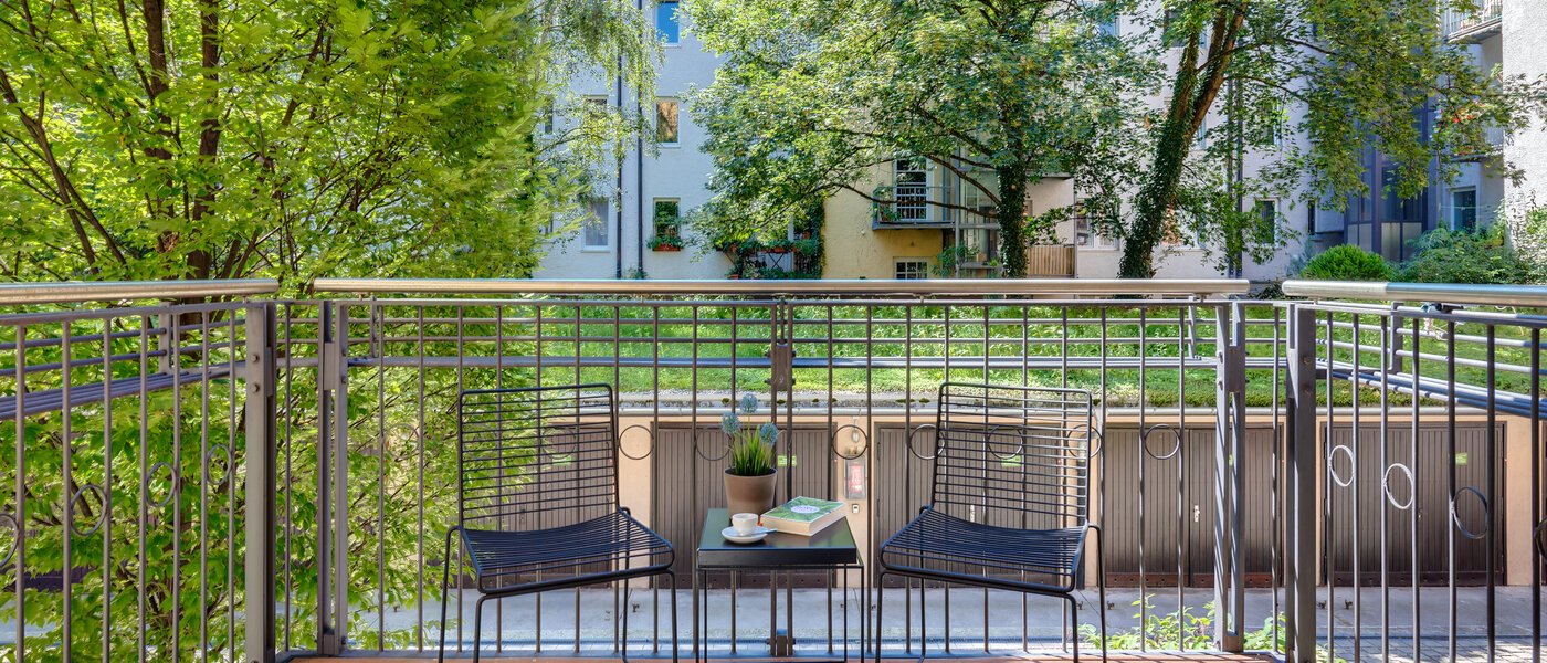 квартира München Schwabing-West (rund um den Hohenzollernplatz) 01 балкон 10929