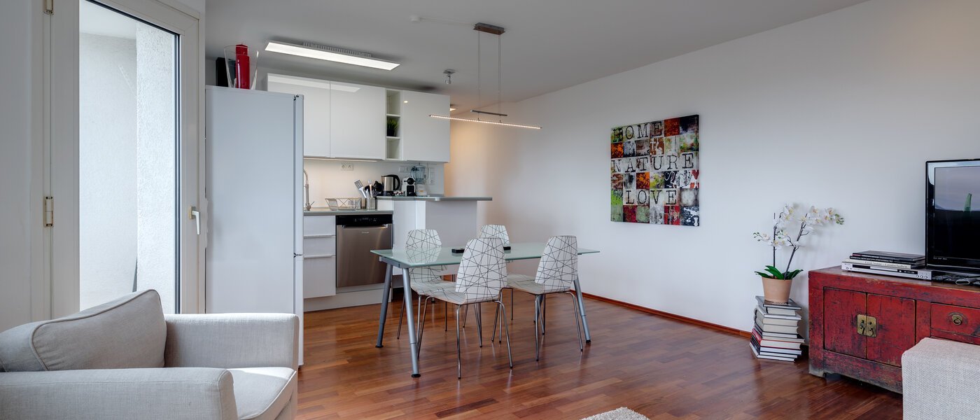 квартира München Parkstadt Bogenhausen 04 гостиная 10945