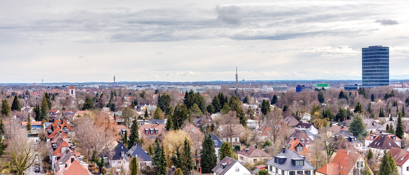 квартира München Parkstadt Bogenhausen 02 вид из окна 10945