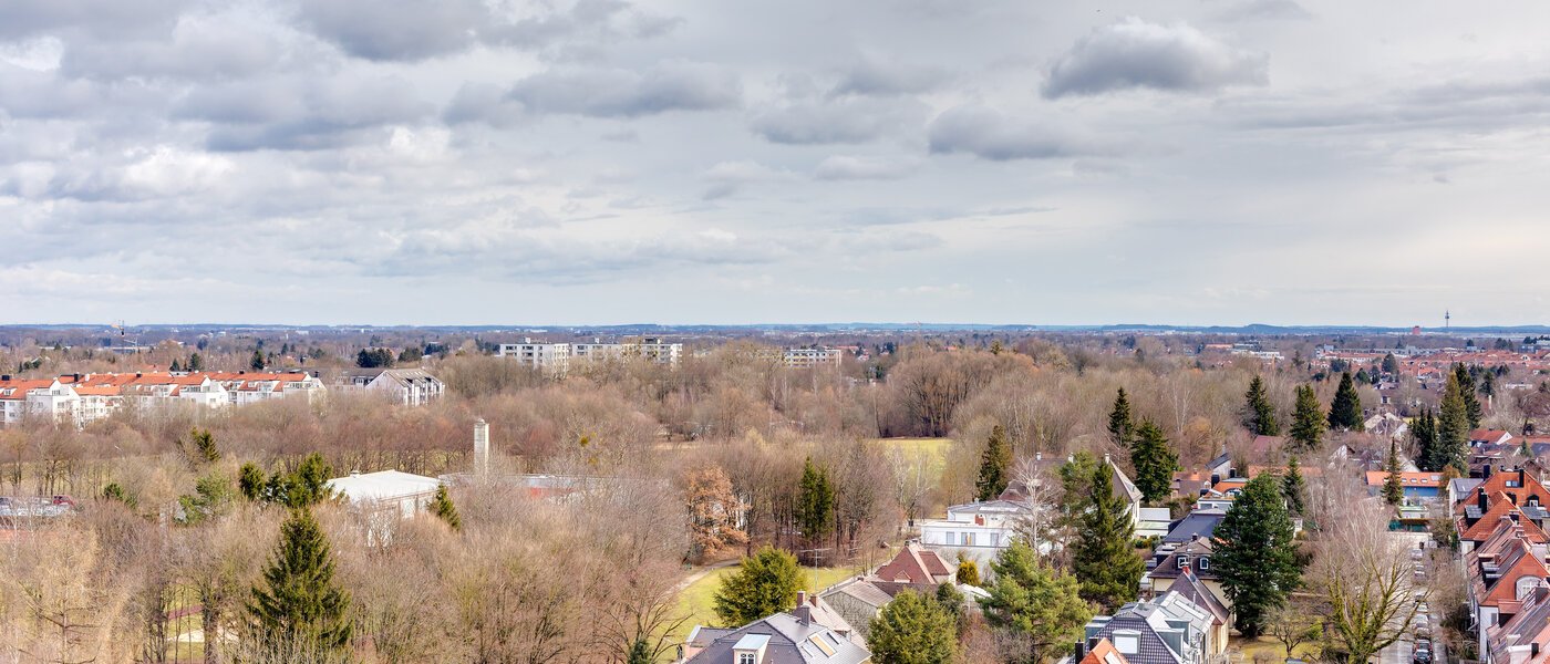 квартира München Parkstadt Bogenhausen 03 вид из окна 10945