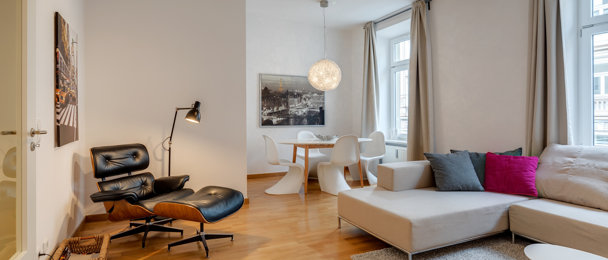 квартира München Glockenbachviertel 01 гостиная 10946