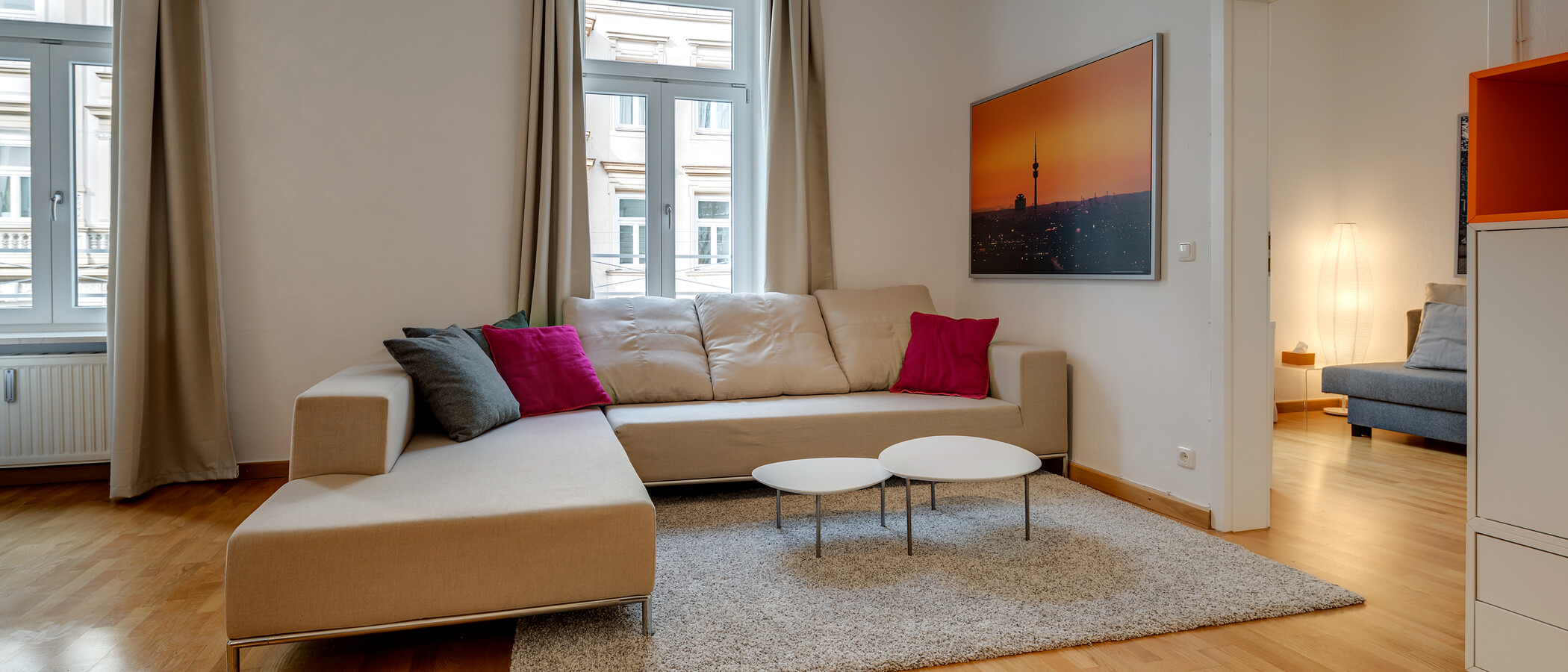 квартира München Glockenbachviertel 04 гостиная 10946