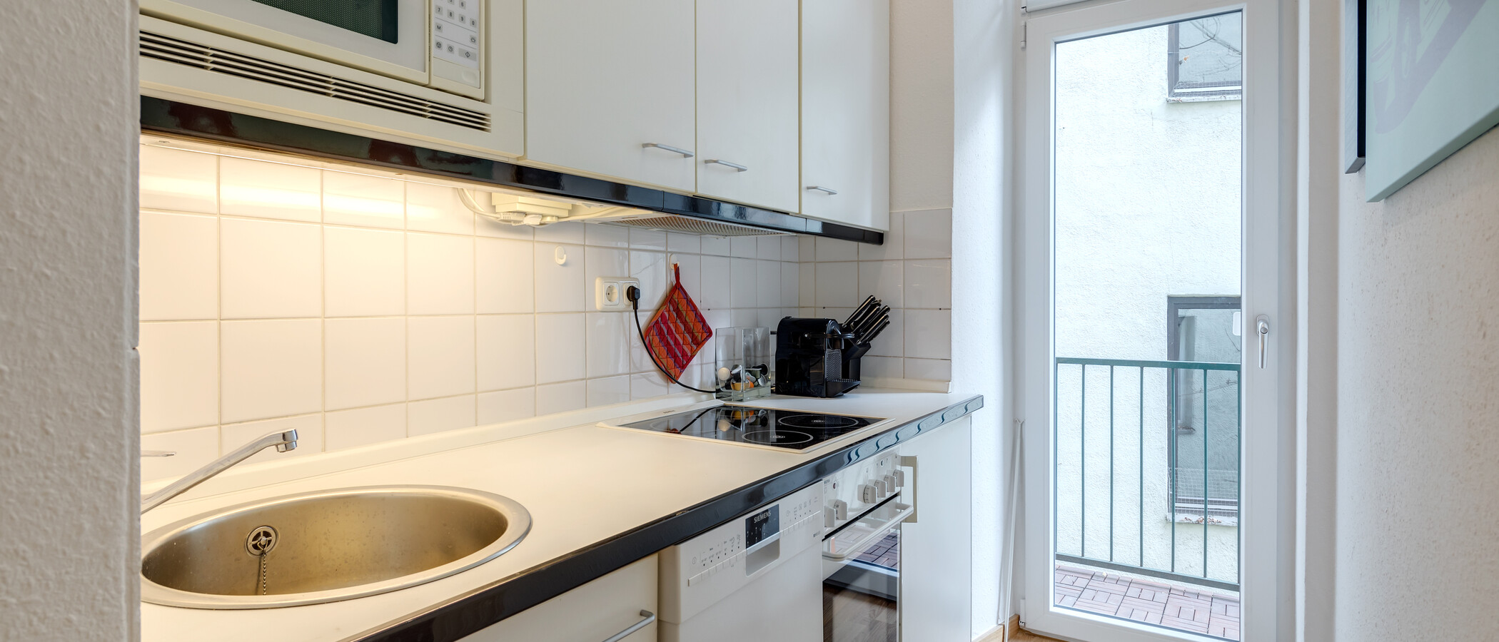 квартира München Glockenbachviertel 01 кухня 10946