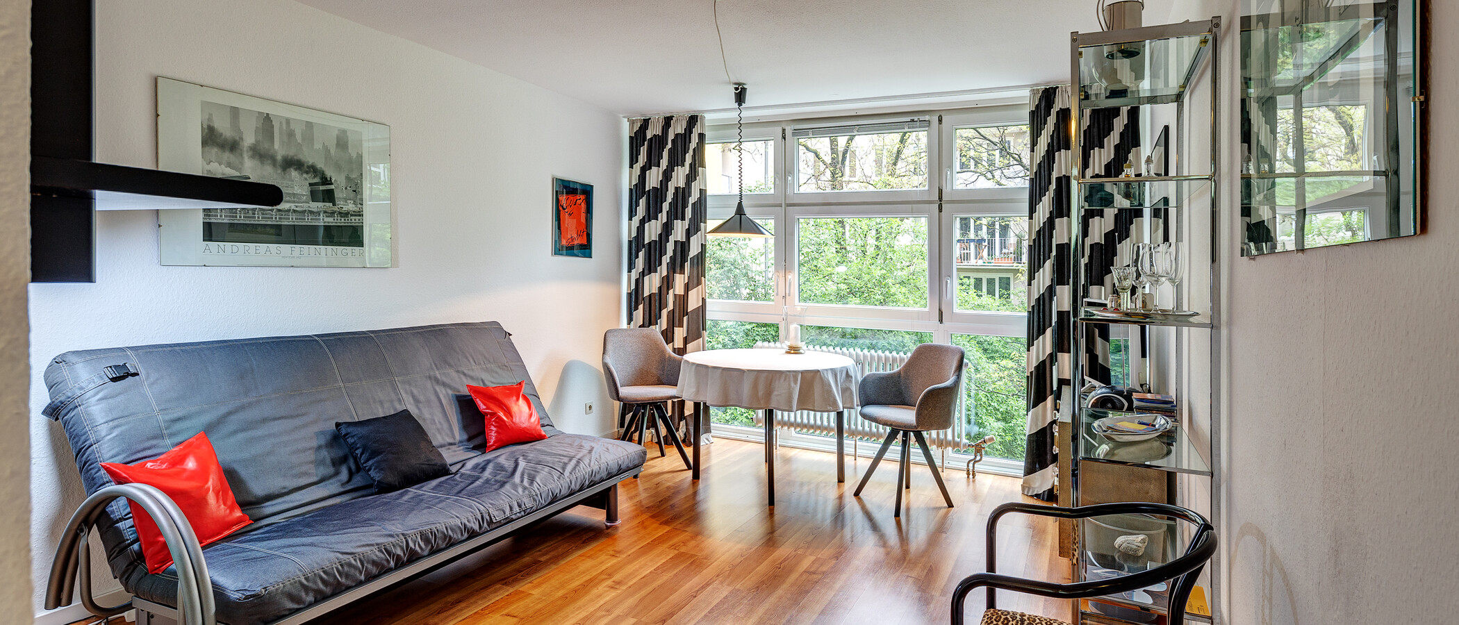 квартира München Schwabing (links der Leopoldstraße) 01 жилое пространство 1095