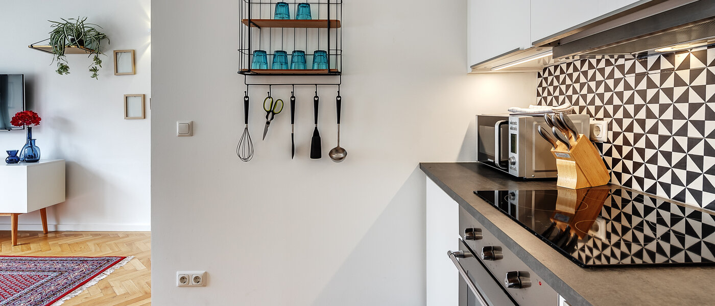 квартира München Maxvorstadt - Universitätsviertel 03 кухня 10955