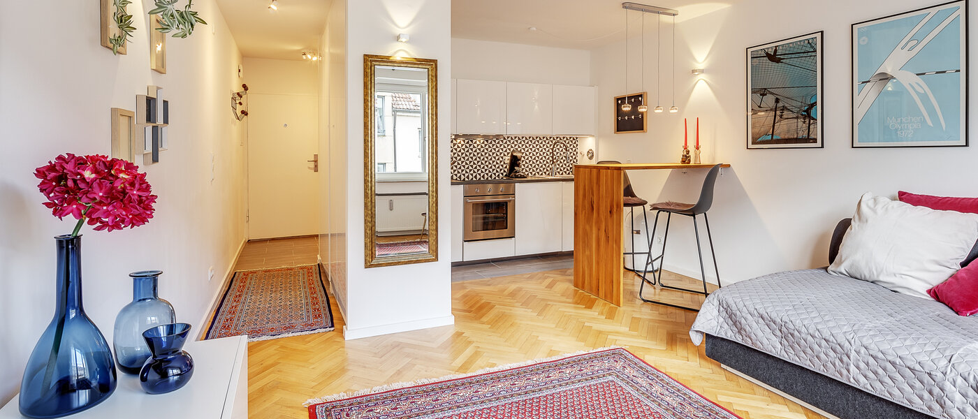 квартира München Maxvorstadt - Universitätsviertel 02 жилое пространство 10955