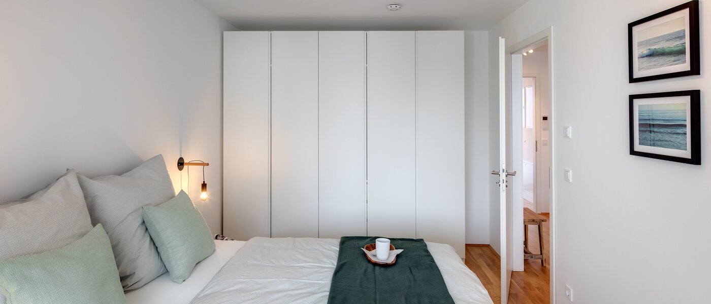 квартира München Moosach 02 спальная комната 10967