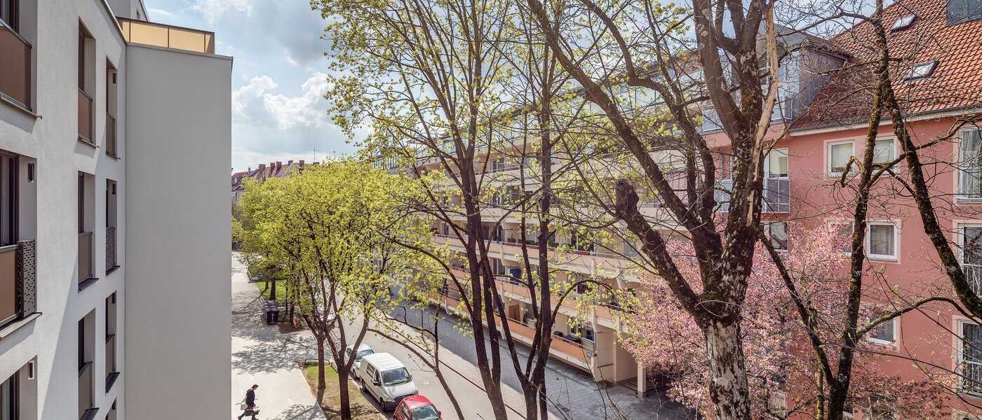 квартира München Sendling 03 вид из окна 10973