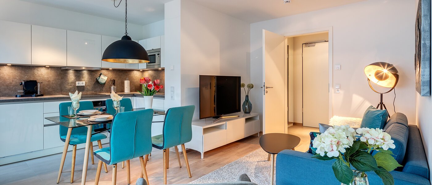 квартира München Sendling 02 гостиная 10973