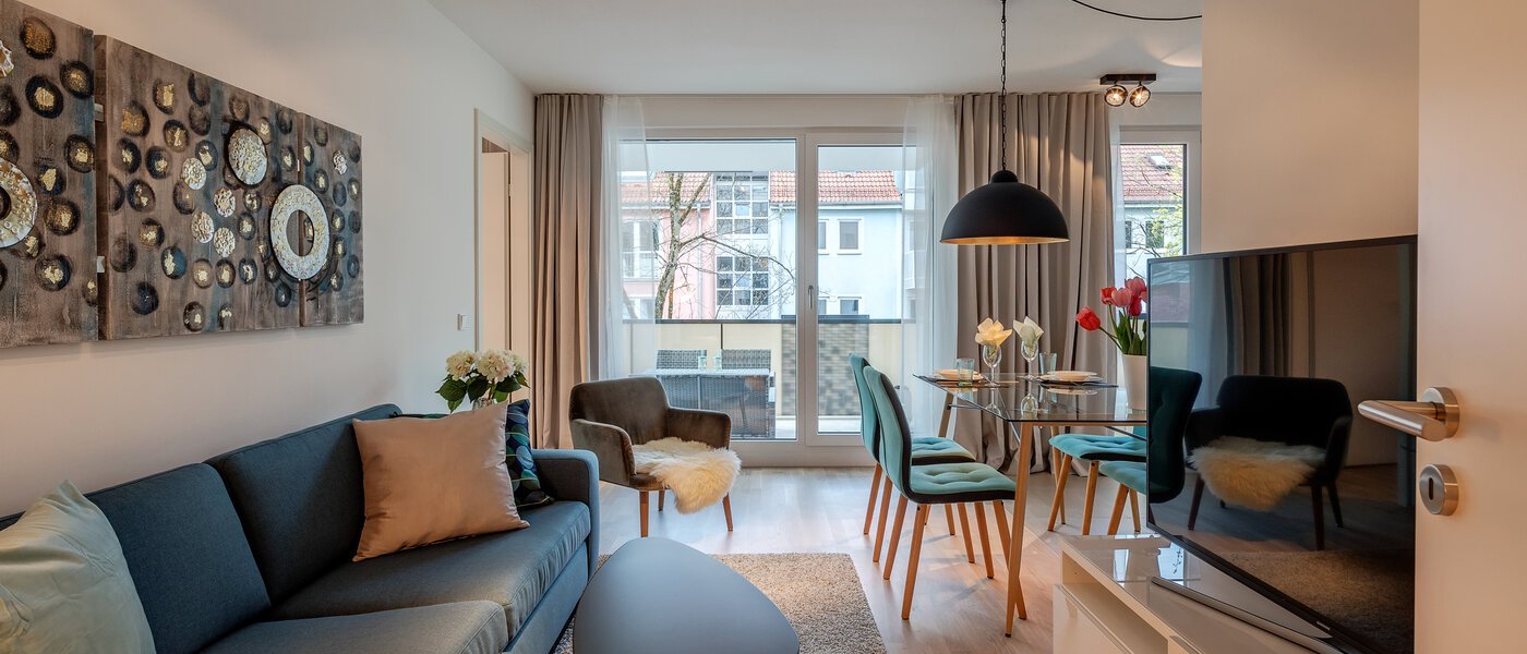 квартира München Sendling 05 гостиная 10973