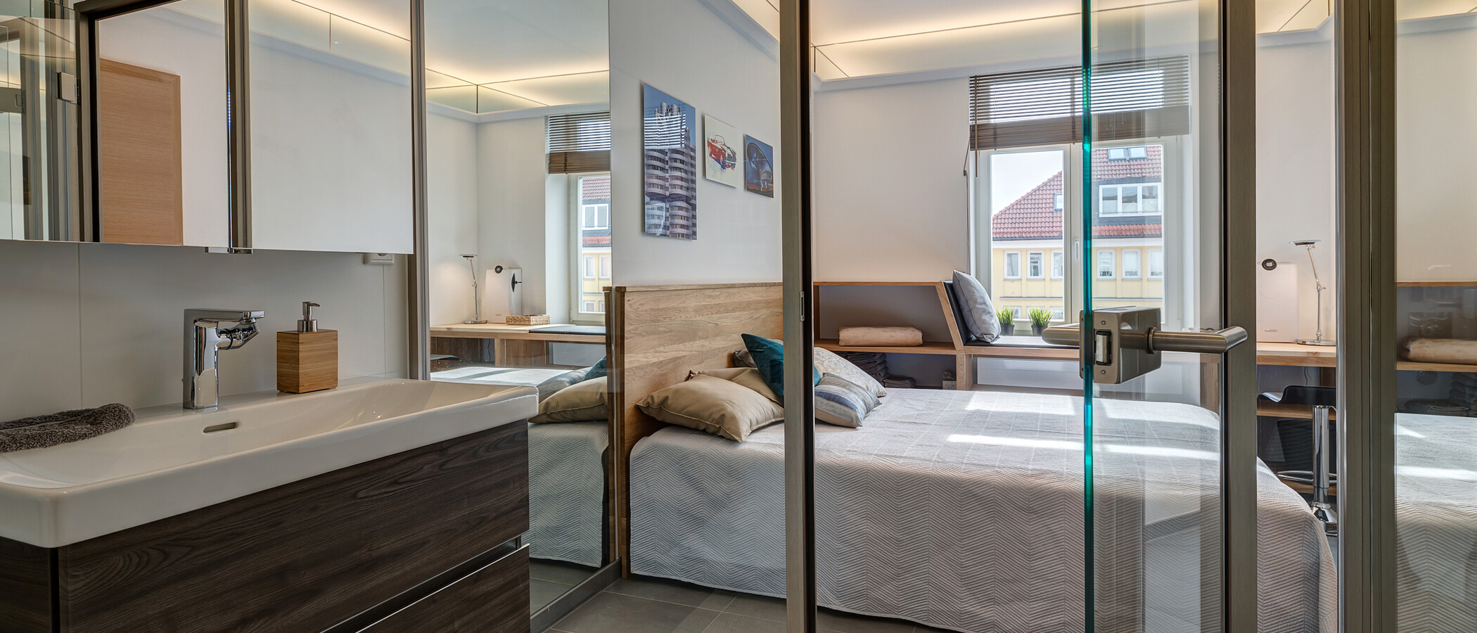 квартира München Haidhausen 01 ванная комната 10977