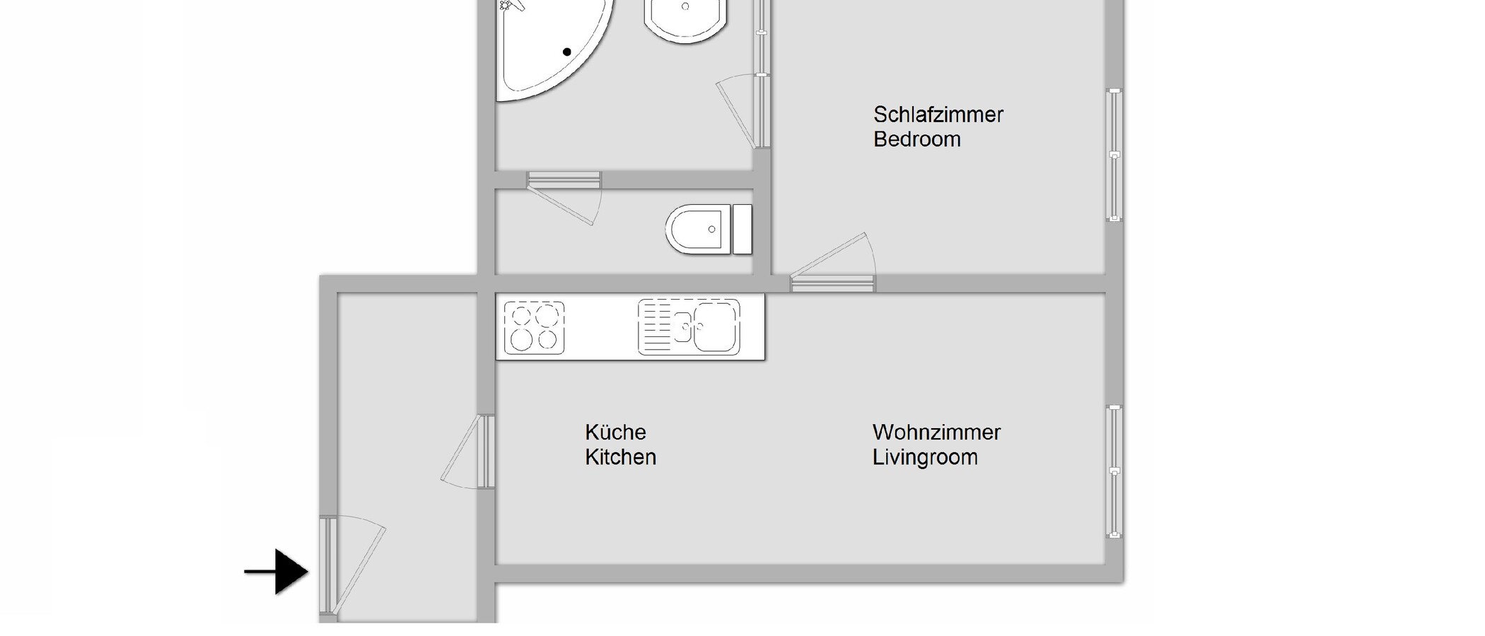 квартира München Haidhausen 01 план этажа 10977