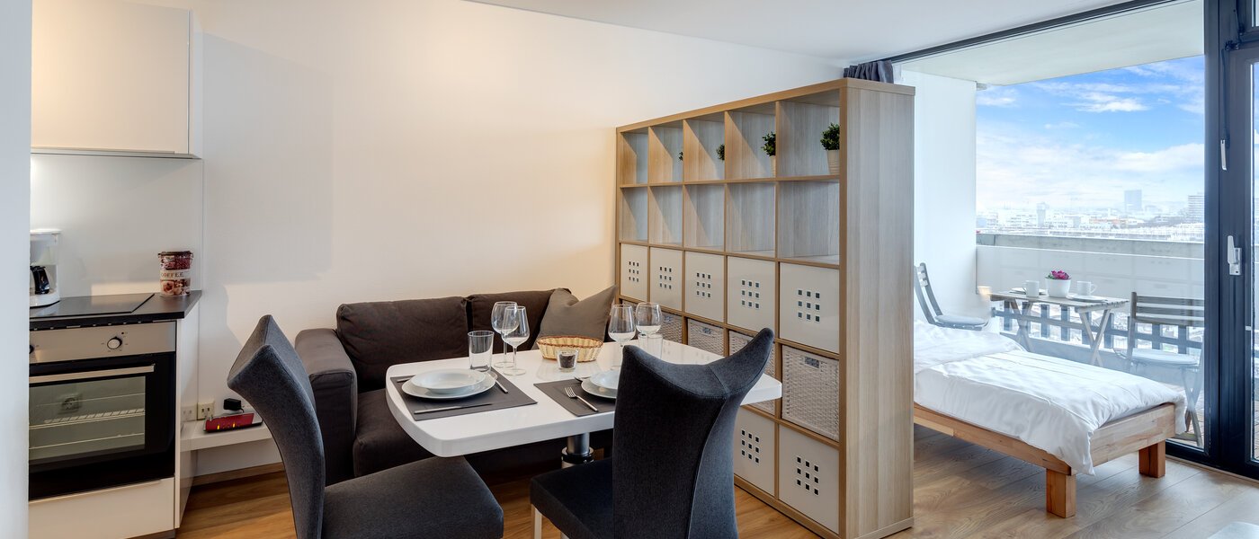 квартира München Schwabing-West 01 гостиная 10978