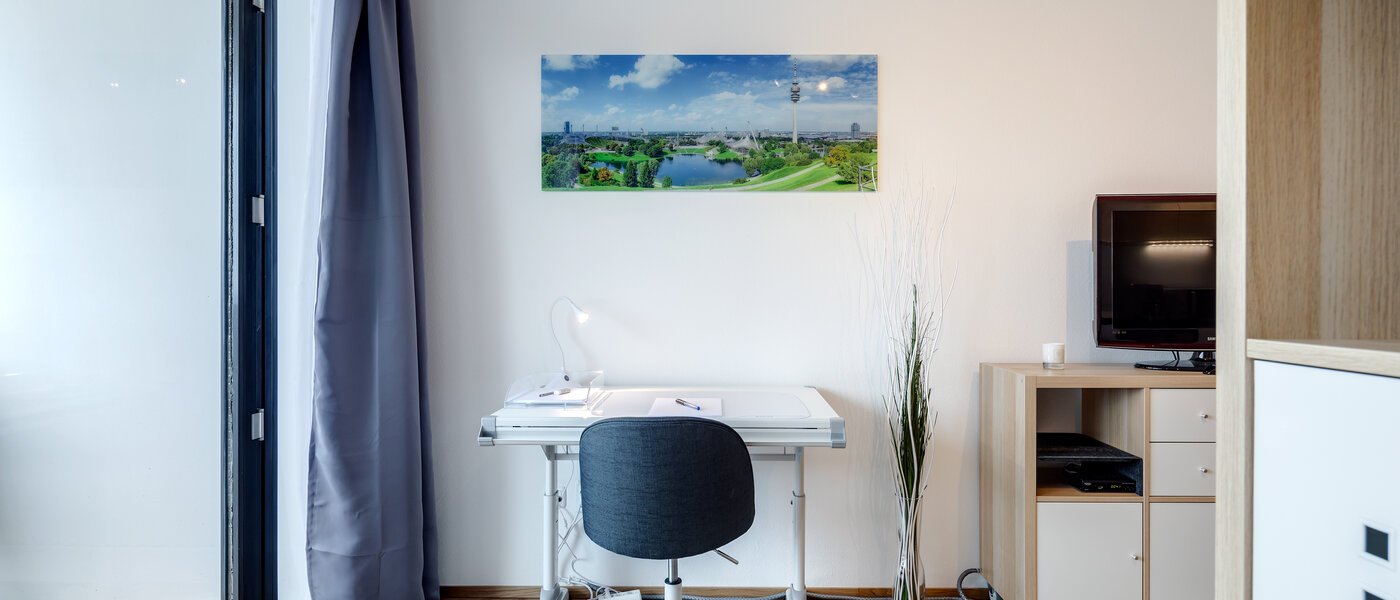 квартира München Schwabing-West 05 гостиная 10978