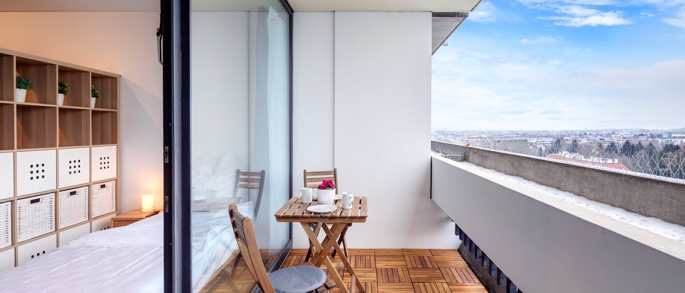 квартира München Schwabing-West 01 балкон 10978