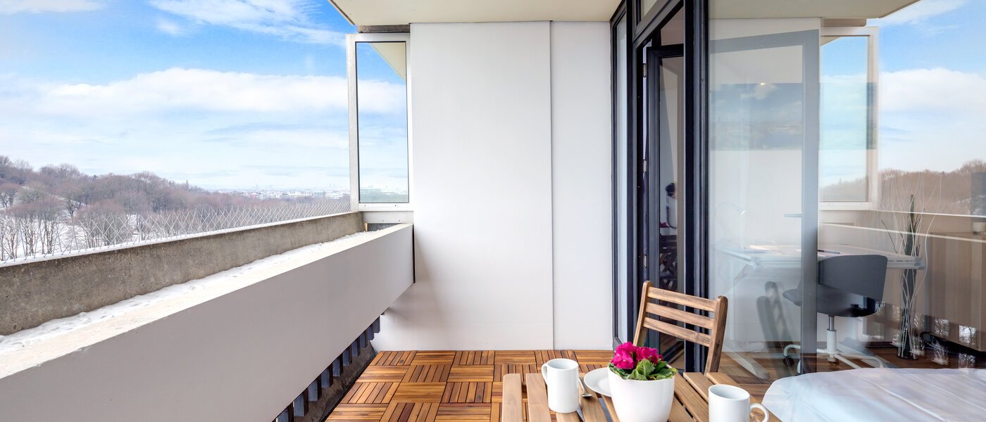 квартира München Schwabing-West 02 балкон 10978