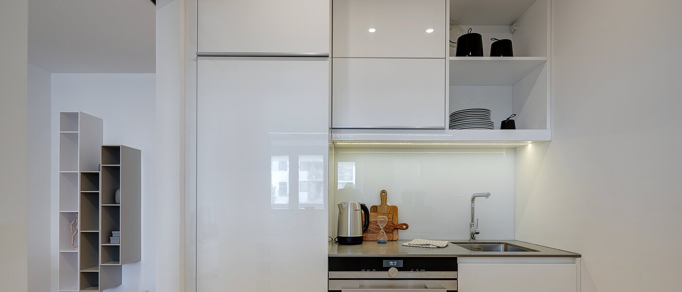 квартира München Maxvorstadt - Amalienpassage 02 кухня 10996