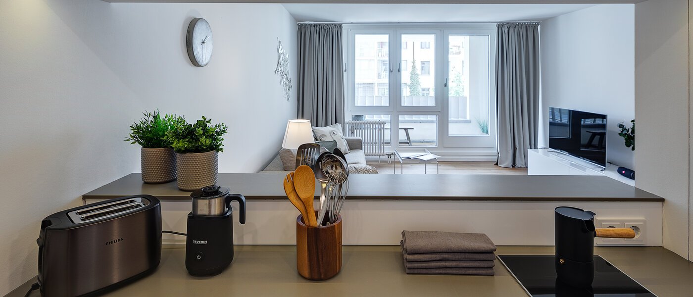 квартира München Maxvorstadt - Amalienpassage 03 кухня 10996