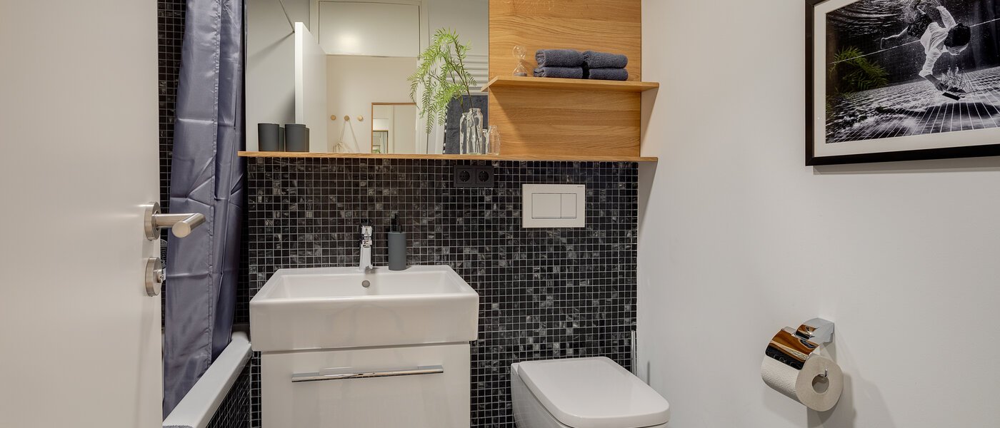 квартира München Maxvorstadt - Amalienpassage 01 ванная комната 10996