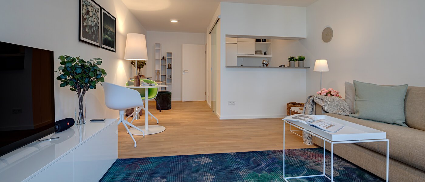 квартира München Maxvorstadt - Amalienpassage 01 жилое пространство 10996