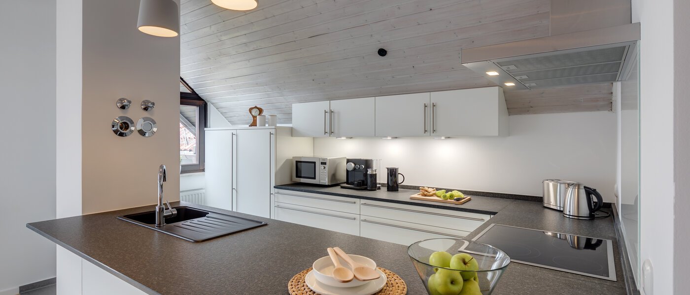 двухэтажная квартира München Oberföhring 02 кухня 10997