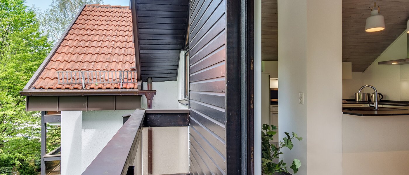 двухэтажная квартира München Oberföhring 02 4-й балкон 10997