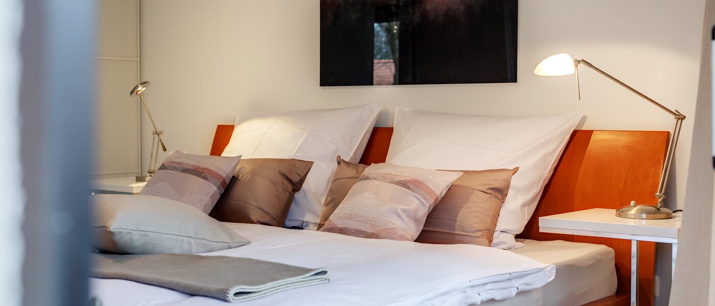 двухэтажная квартира München Oberföhring 03 спальная комната 10997