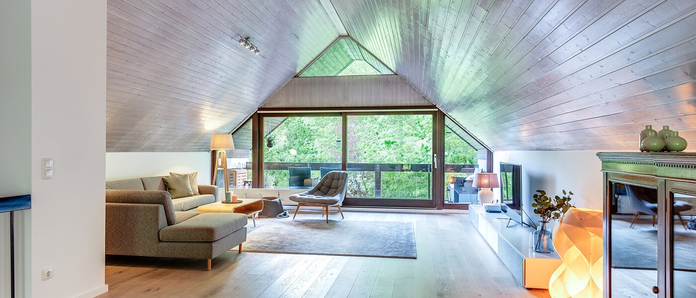 двухэтажная квартира München Oberföhring 03 жилое пространство 10997