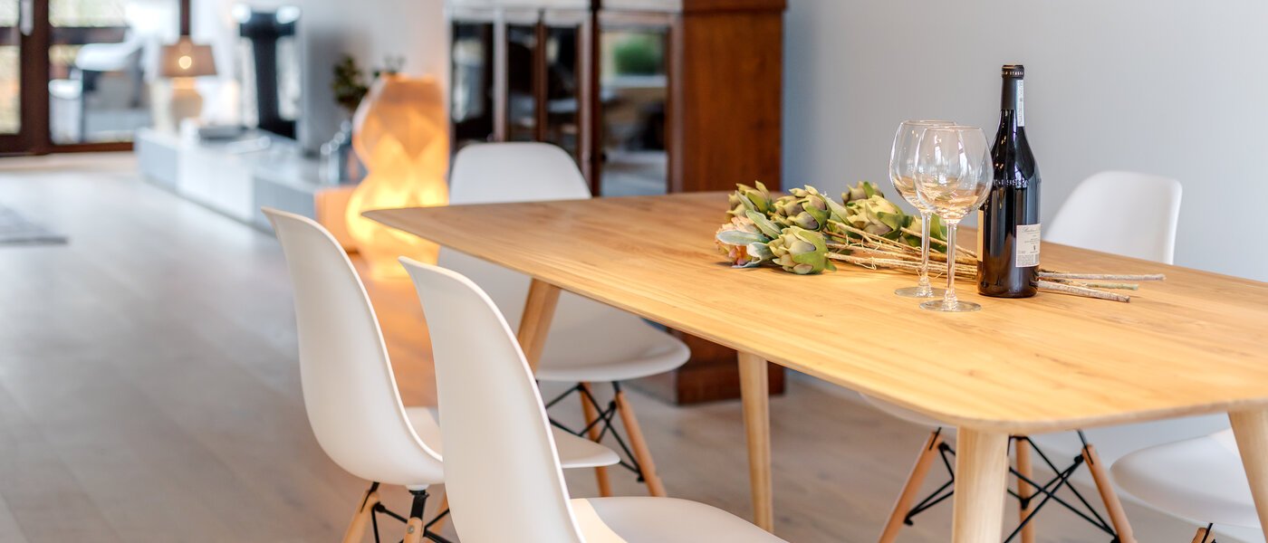 двухэтажная квартира München Oberföhring 03 обеденная зона 10997