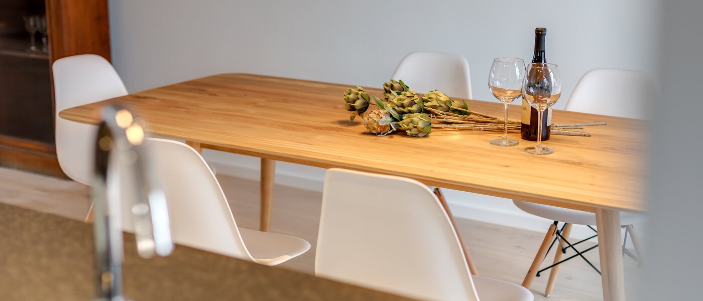 двухэтажная квартира München Oberföhring 04 обеденная зона 10997