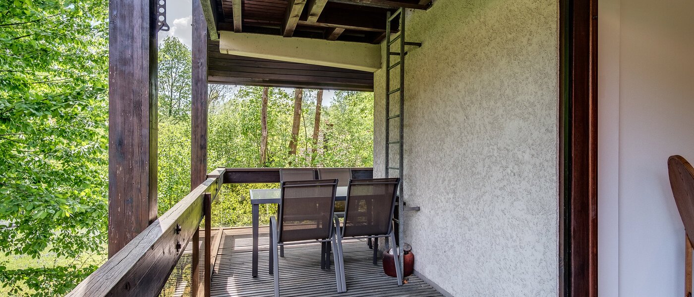 двухэтажная квартира München Oberföhring 02 2-ой балкон 10997