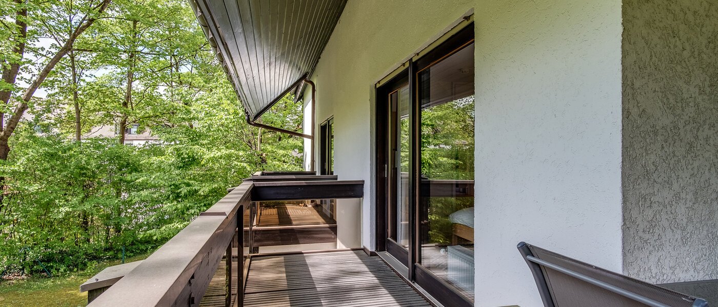 двухэтажная квартира München Oberföhring 03 2-ой балкон 10997