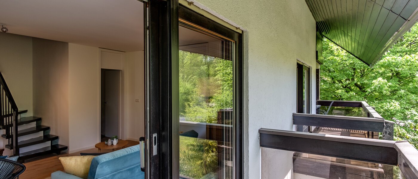 двухэтажная квартира München Oberföhring 03 3-й балкон 10997