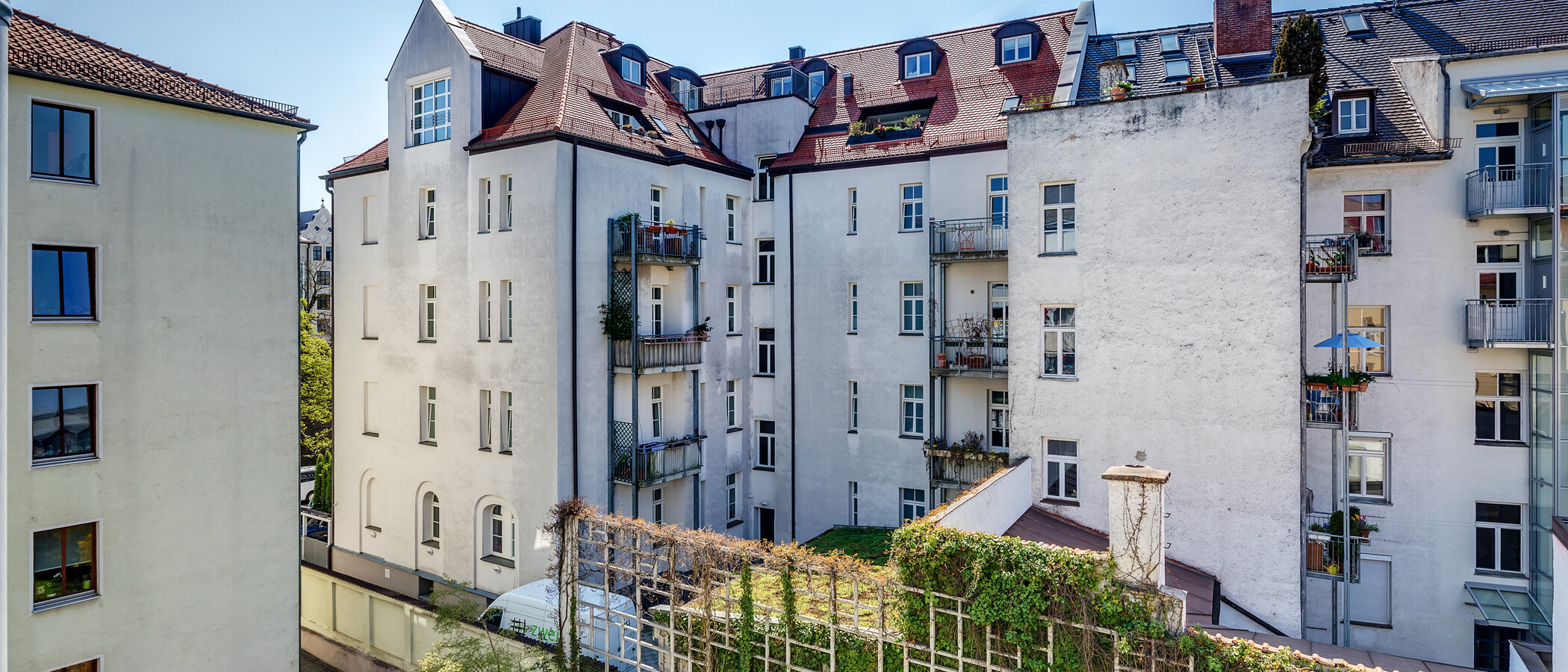 квартира München Neuhausen 02 вид из окна 11009