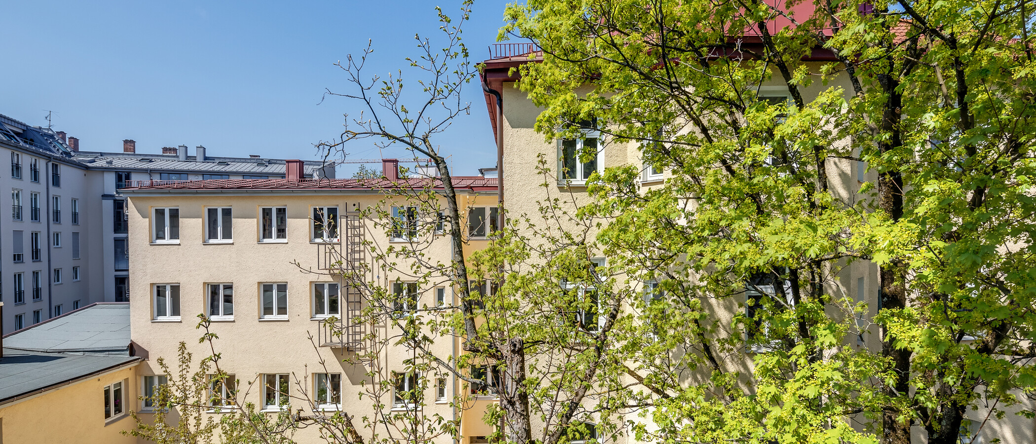 квартира München Neuhausen 03 вид из окна 11009