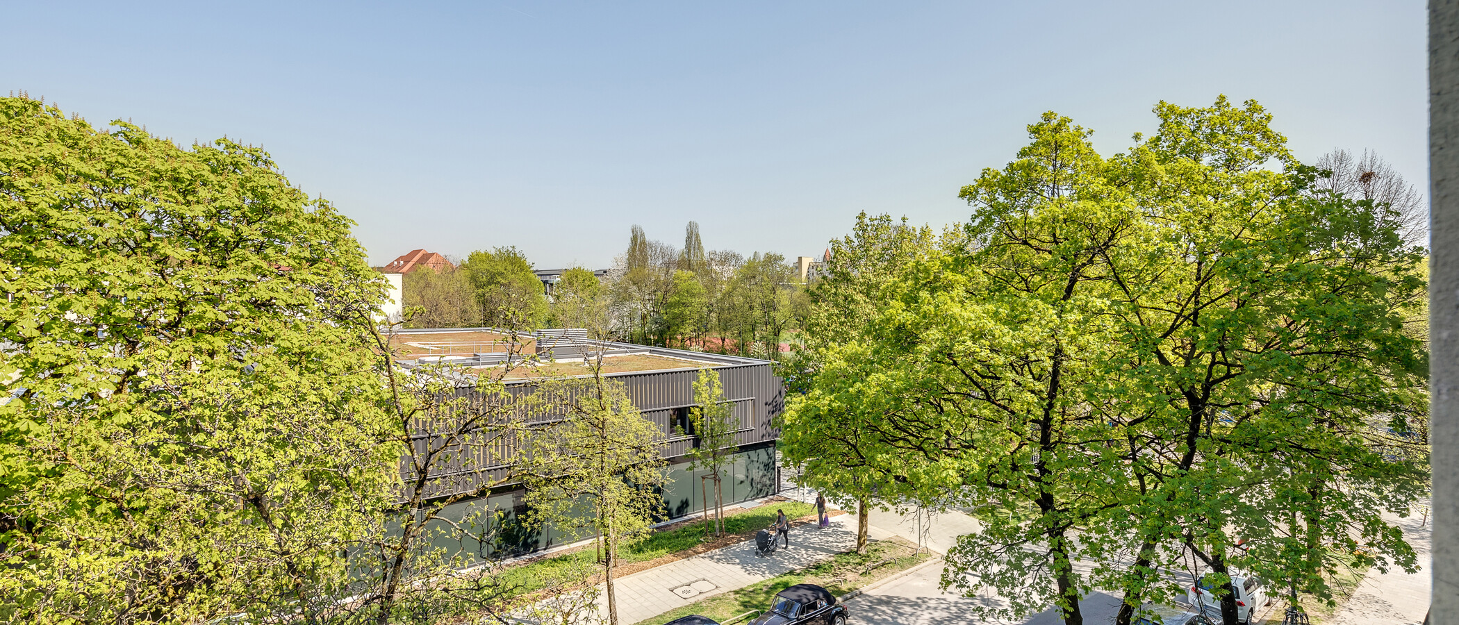 квартира München Neuhausen 06 вид из окна 11009