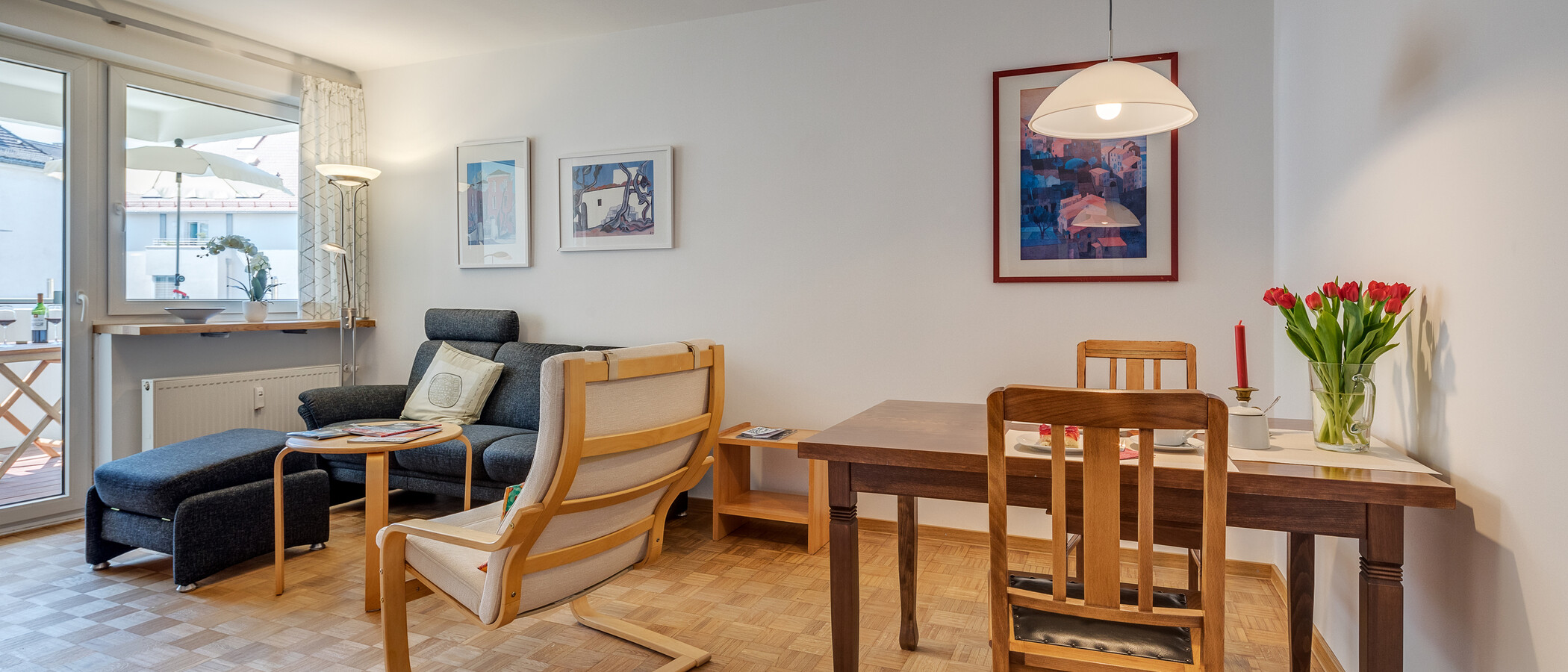 квартира München Neuhausen 01 гостиная 11009