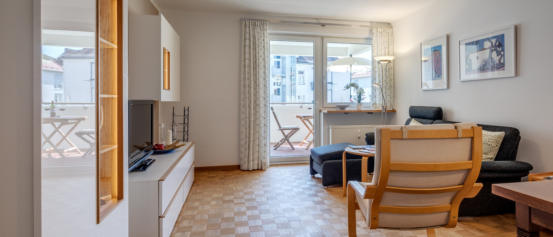 квартира München Neuhausen 05 гостиная 11009