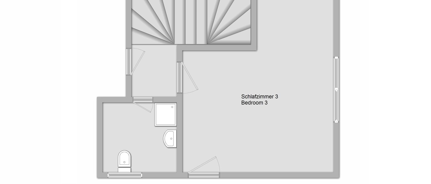 Половина двухквартирного жилого дома Gröbenzell 03 план этажа 11015