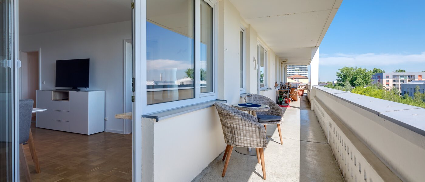 квартира München Schwabing (links der Leopoldstraße) 03 балкон 11029