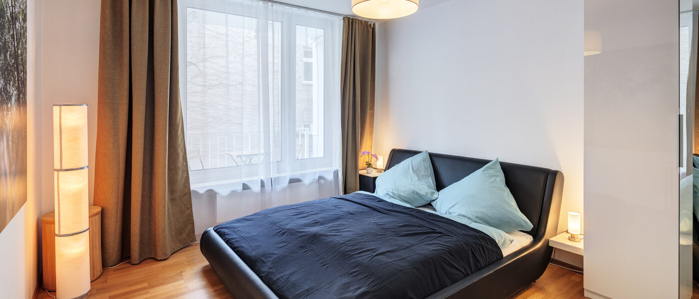 квартира München Haidhausen 01 спальная комната 11036