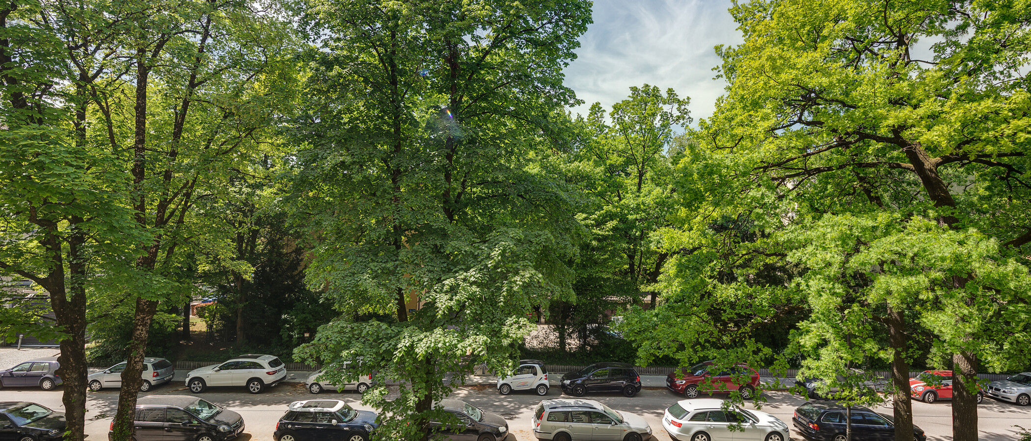 квартира München Parkstadt Bogenhausen 02 вид из окна 11037