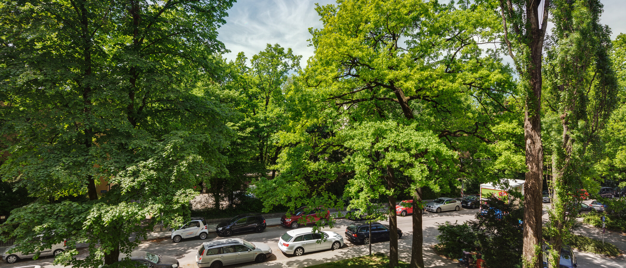 квартира München Parkstadt Bogenhausen 03 вид из окна 11037