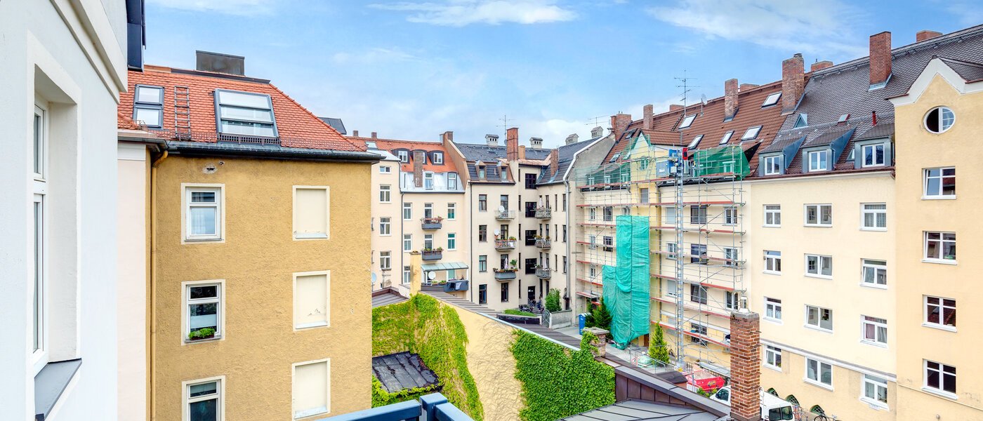 квартира München Neuhausen 02 вид из окна 11045