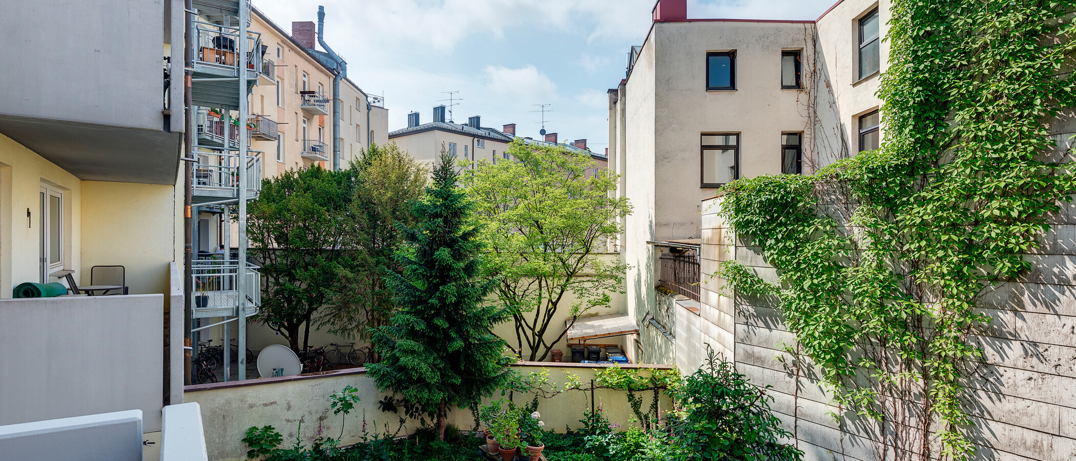 квартира München Isarvorstadt 01 вид из окна 11049